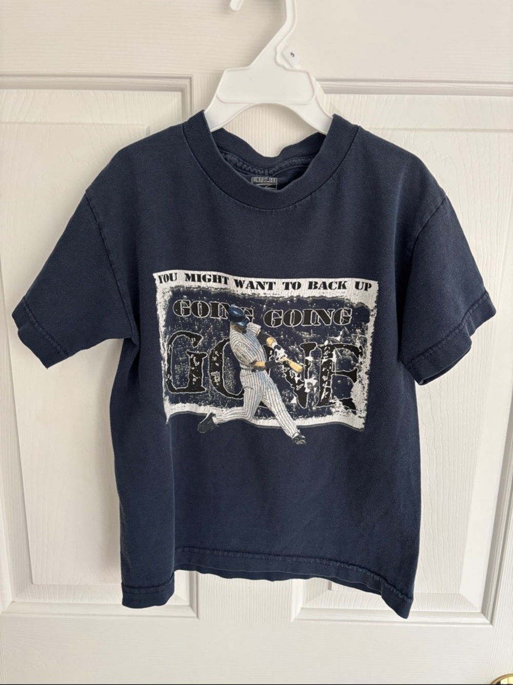 Boys Navy Graphic Baseball Tee - Short Sleeve